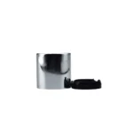 Disc-Top Kapak Silver-Siyah Metalize Çap 28 mm - Görsel 2