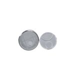 Disc-Top Kapak Silver-Şeffaf Metalize Çap 28 mm - Görsel 3